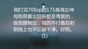 刚打完700sp的175身高女神母狗带露出屁股都是青紫的，极致腰臀比，骚的不行最后射到地上也不忘舔干净。好狗。 (1)